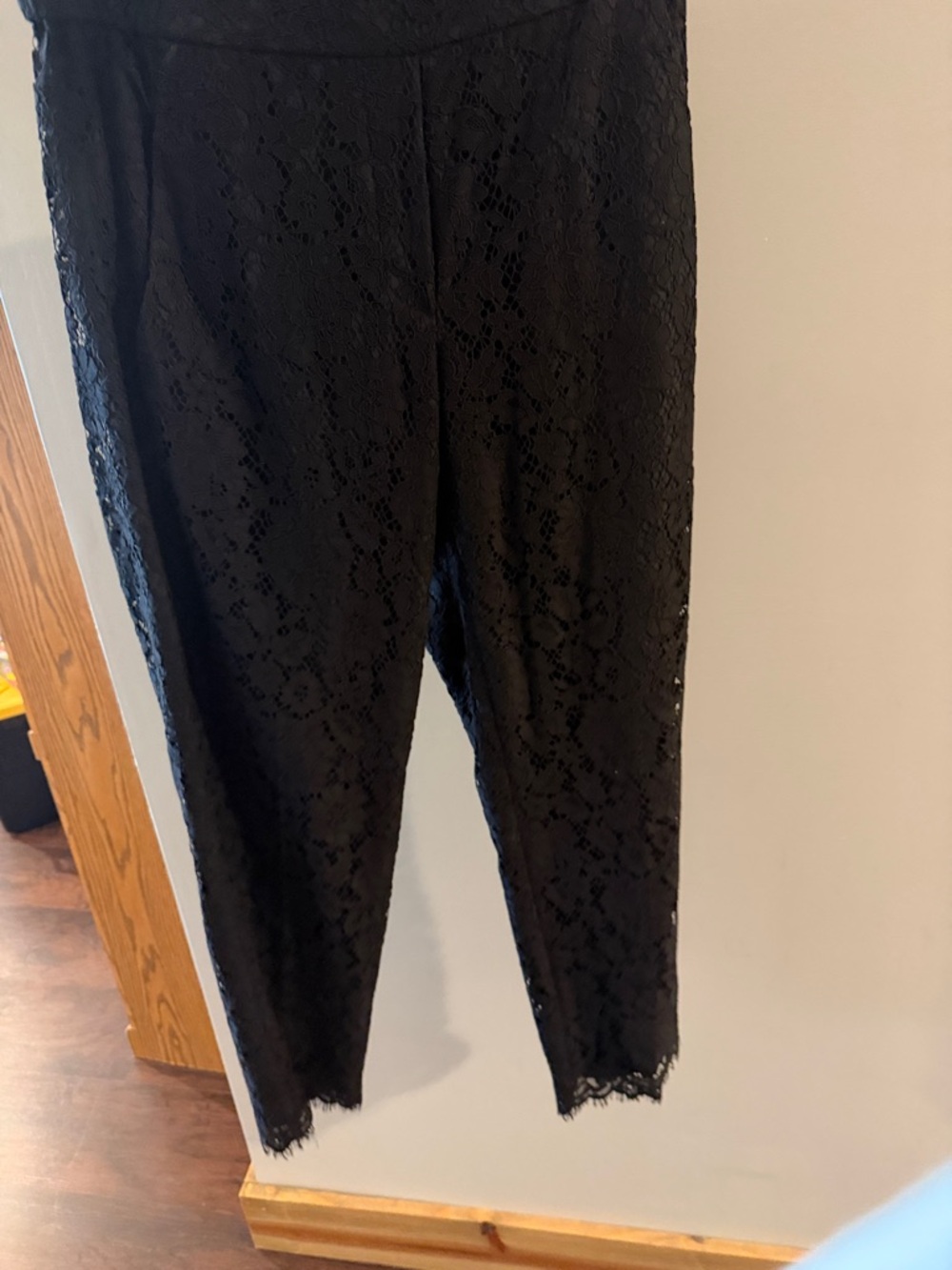 J. Crew Black Lace Ankle Pants